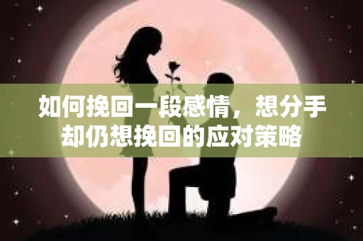 如何挽回一段感情，想分手却仍想挽回的应对策略