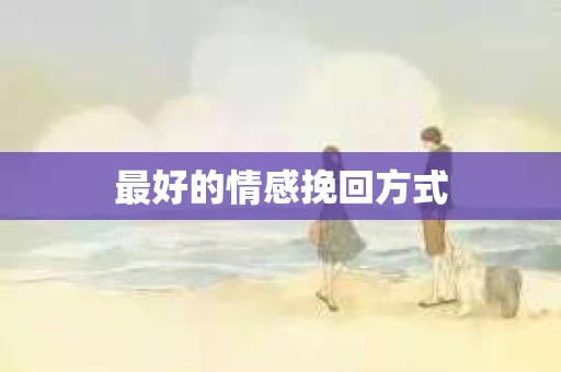 最好的情感挽回方式