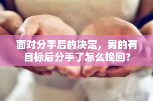 面对分手后的决定，男的有目标后分手了怎么挽回？