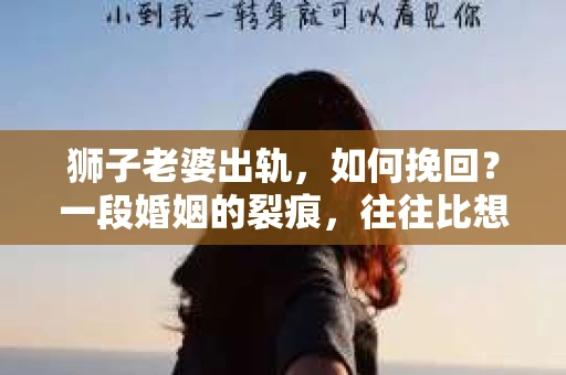 狮子老婆出轨，如何挽回？一段婚姻的裂痕，往往比想象中更难以修复。但面对这样的困境，我们仍可以尝试寻找解决问题的方法。以下，我将结合实际情况，分享一些关于如何挽回狮子老婆出轨的心得。