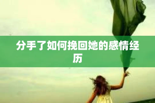 分手了如何挽回她的感情经历