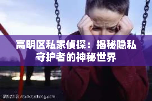 高明区私家侦探：揭秘隐私守护者的神秘世界