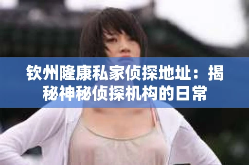 钦州隆康私家侦探地址：揭秘神秘侦探机构的日常