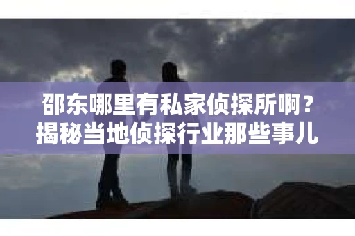 邵东哪里有私家侦探所啊？揭秘当地侦探行业那些事儿