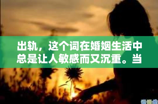 出轨，这个词在婚姻生活中总是让人敏感而又沉重。当它发生时，如何谈判挽回，如何重新建立信任，成为了许多夫妻面临的问题。今天，我们就来聊聊这个话题，希望能给那些正在经历婚姻困境的朋友们一些帮助。