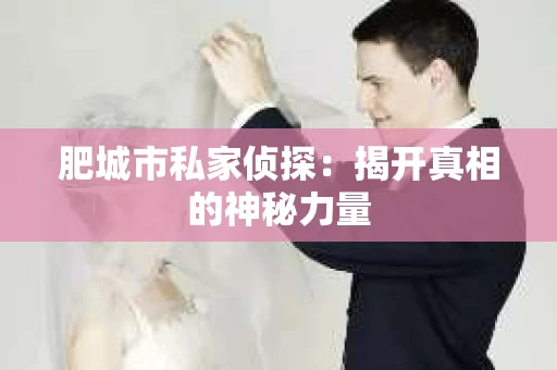 肥城市私家侦探：揭开真相的神秘力量