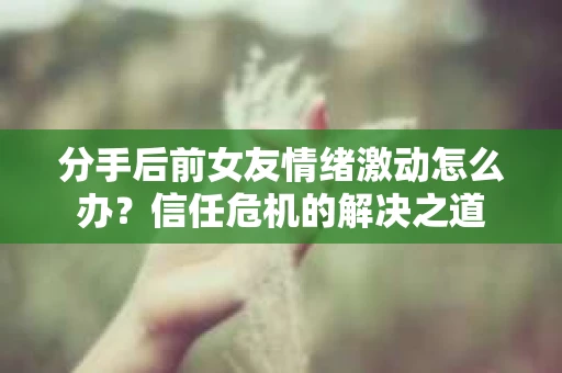 分手后前女友情绪激动怎么办？信任危机的解决之道