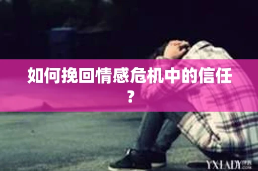 如何挽回情感危机中的信任？