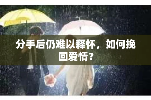 分手后仍难以释怀，如何挽回爱情？